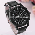 Leather strap sport men watch 2014